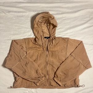 COPY - 🗂️ Tan lightweight windbreaker jacket with hood